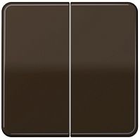 Лицевая панель Jung CD500 для 2-кл. выключателя коричневый картинка